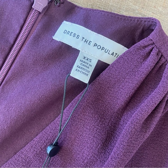 dress the population aila wrap new nwt mini dress - Picture 6 of 7